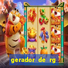 gerador de rg frente e verso